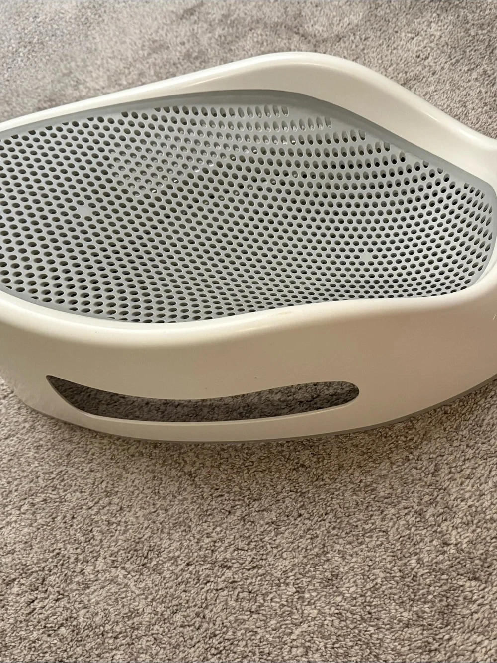 Baby Bath Support Seat - White Infant Bath Lounger
